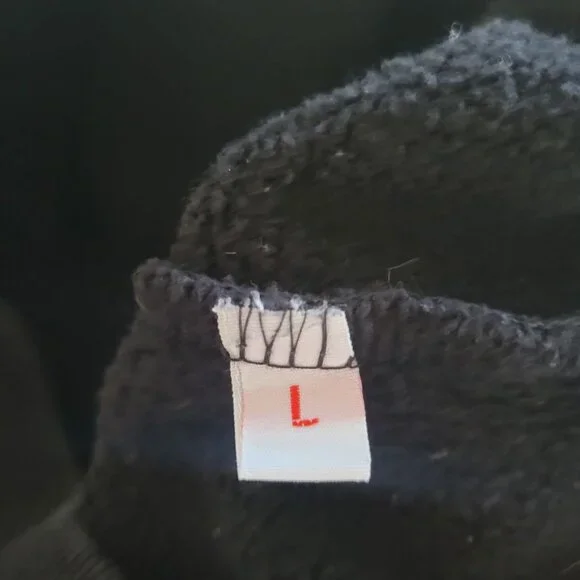 TALENTLESS WOMENS CIRCLE LOGO HOODIE - Size L - Black - Picture 8 of 8